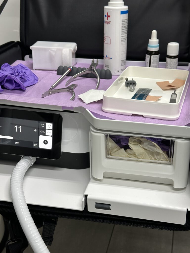 Bild: Ausstattung Fußpflege Essen Fräser